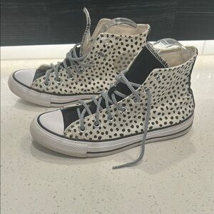 Converse Black and White High-Top Sneakers